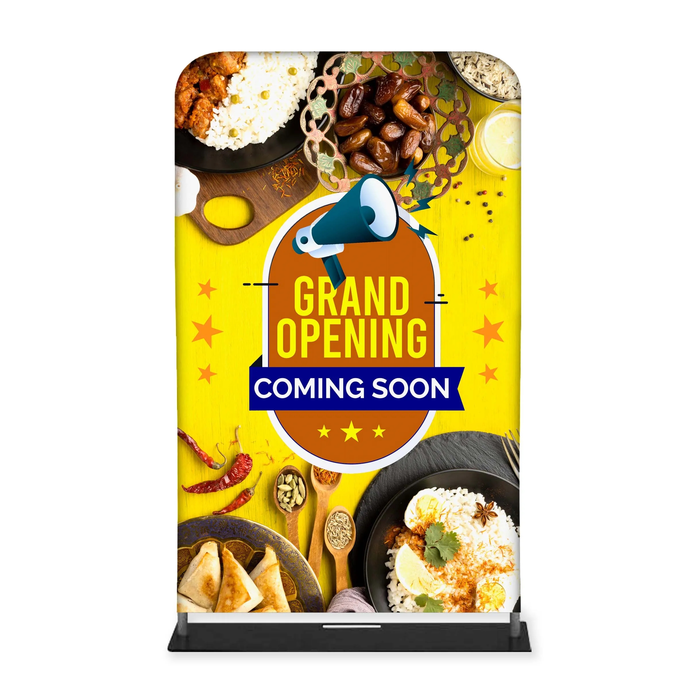 Tube Banner, Double Sided Digitally Printed - 7.5'x4' 1