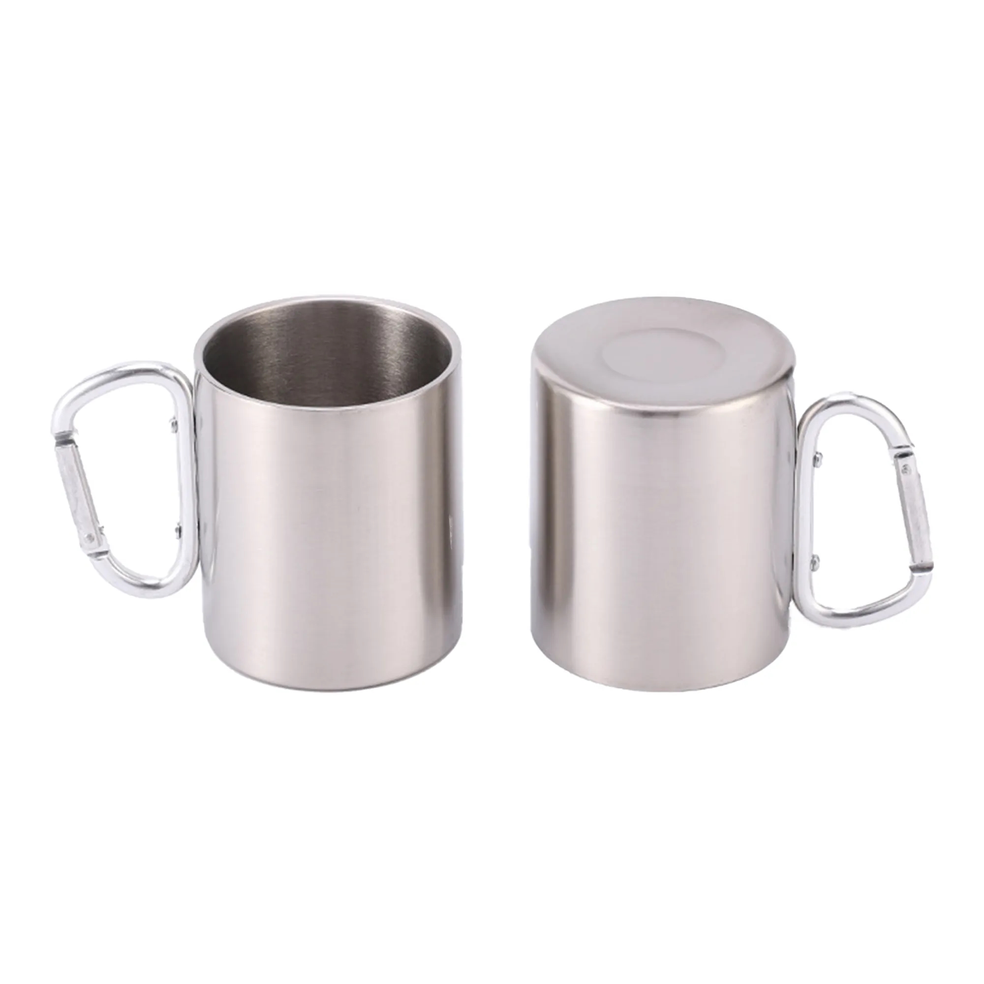 Double-Layer Stainless Steel Carabiner Mug 2