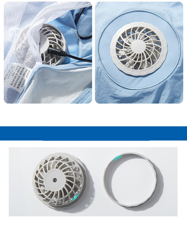 Wear-resistant Cooling Vest With Fan Outside 5