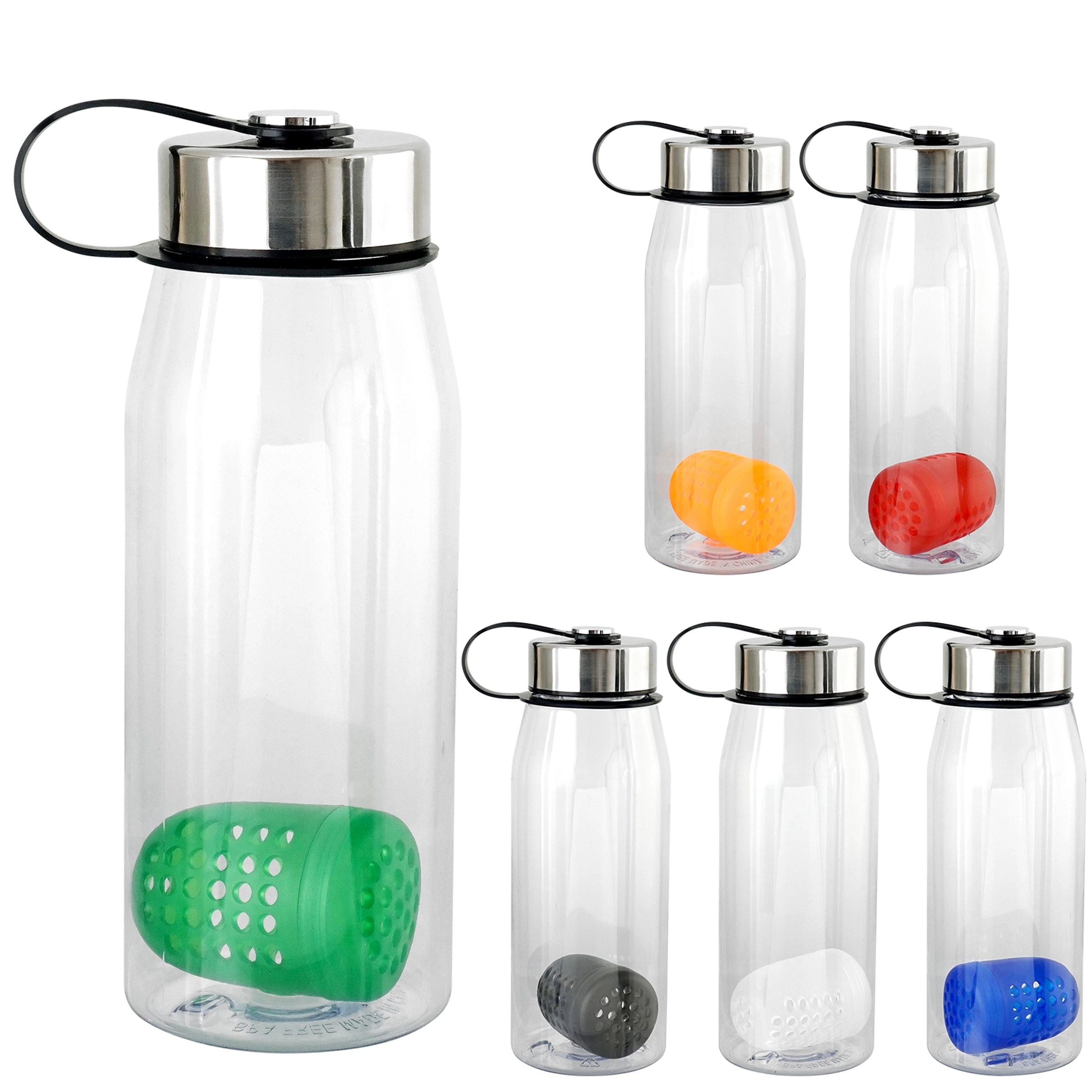 Metal Lanyard Lid 32 oz. Bottle with Floating Infuser, custom water bottle with logo imprint 8