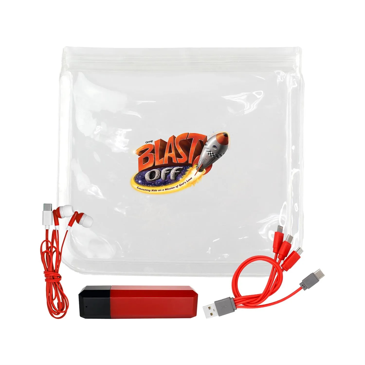 Clear Viper Cable, Ear Bud & Cloth Set 2