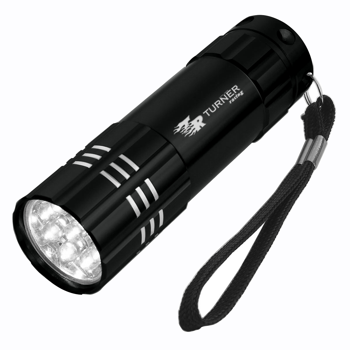Aluminum LED Flashlight With Strap 6
