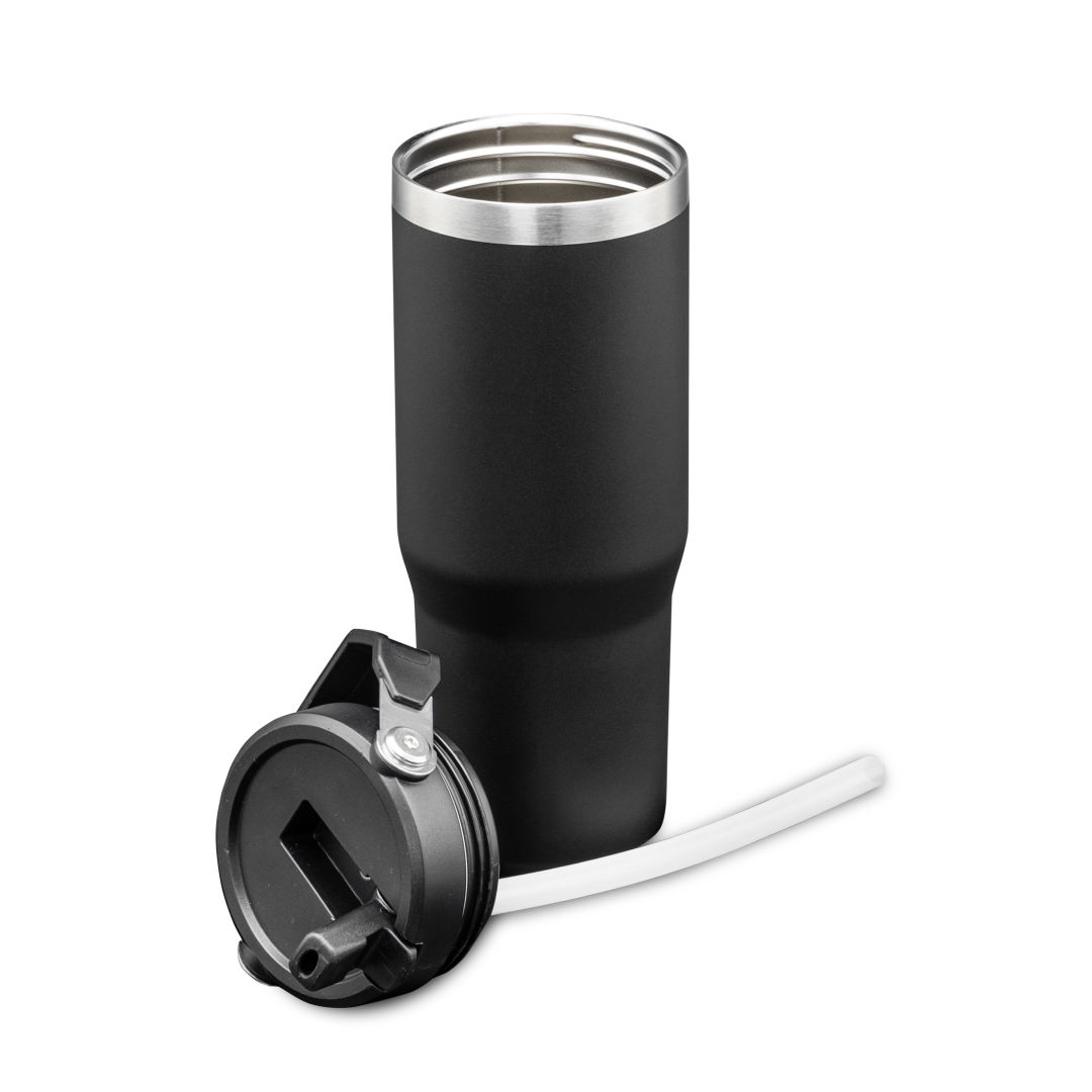 Revive SS Travel Mug w/Handle & Straw - 30oz 11