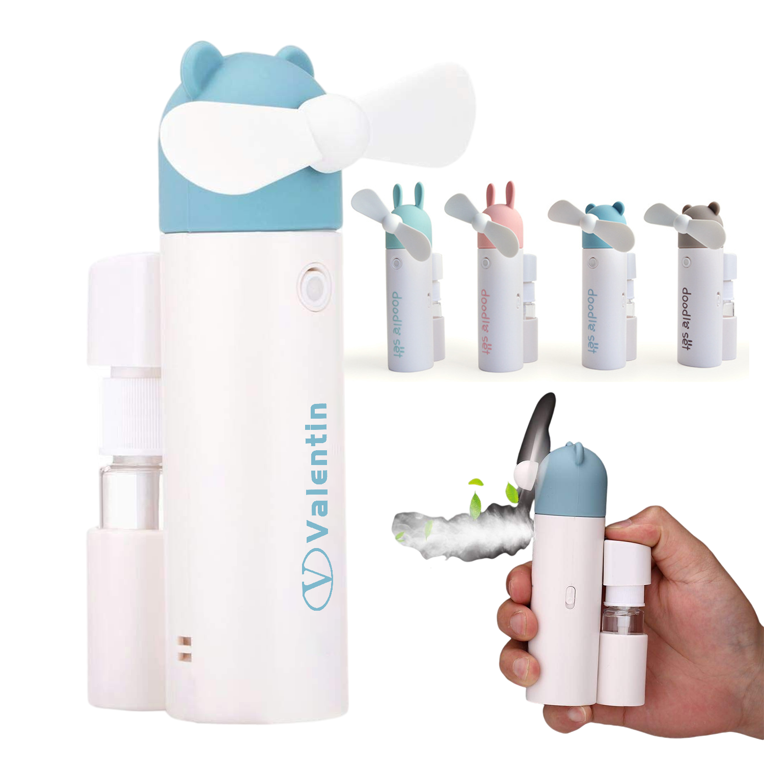 Portable Usb Charging Misting Fan 2