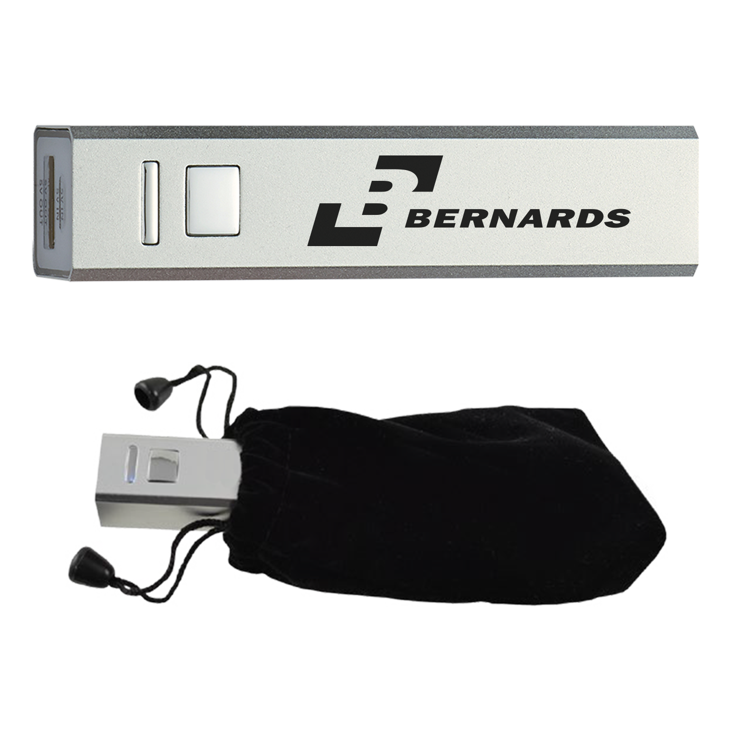 2600 mAh Power Bank with Velvet Pouch 1