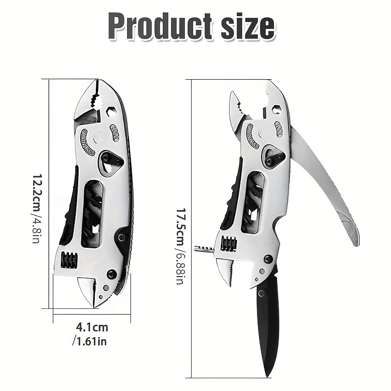 Multi-Purpose Wrench Compact Integrated Tool Pliers 4