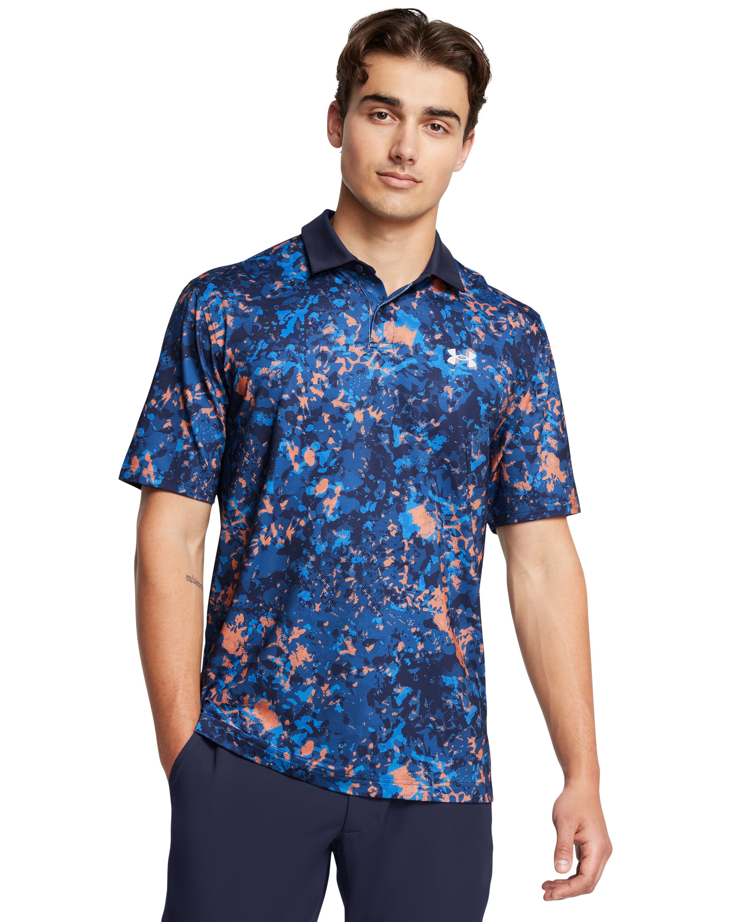 UA Tee To Green Printed Men's Polo 4