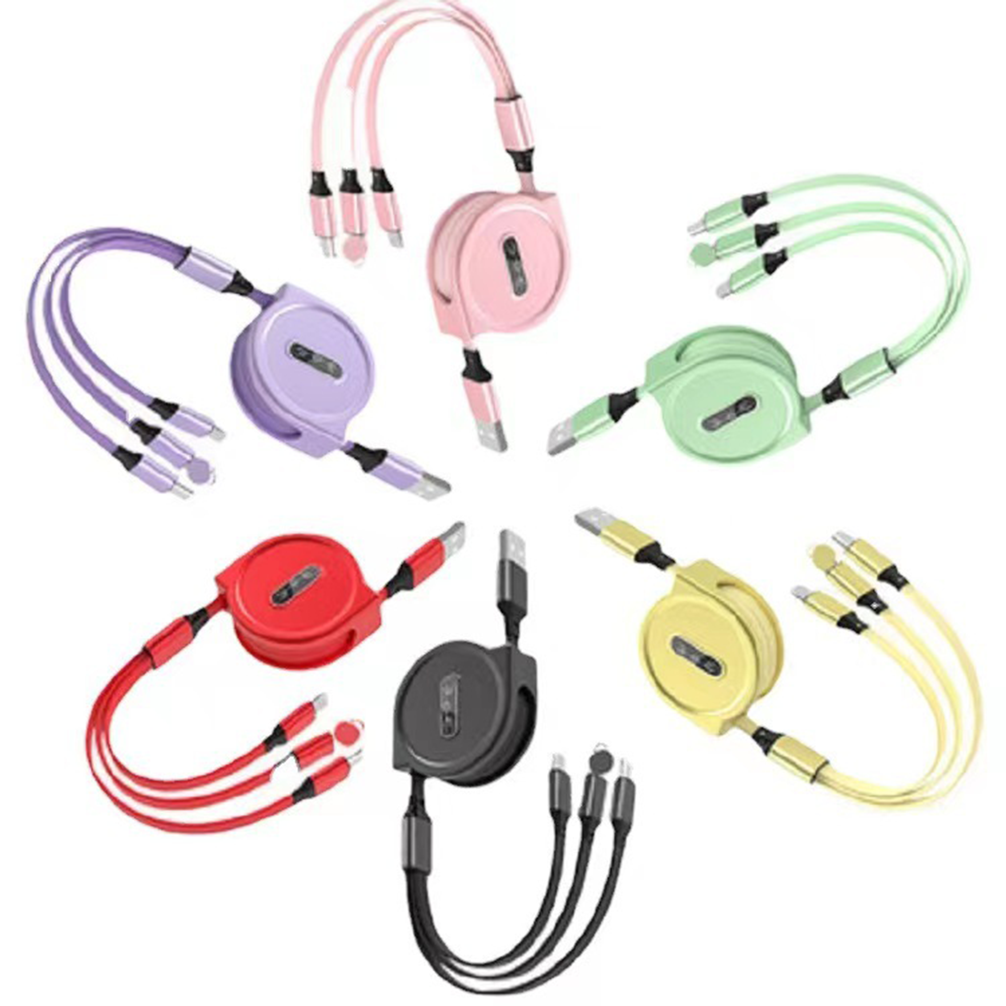 Triple-Function Silicone Charging Cord 4