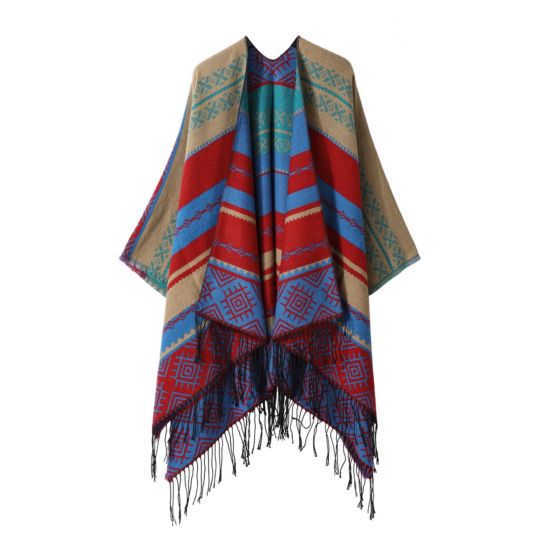 Ethnic Style Comfortable Breathable Durable Cape 4