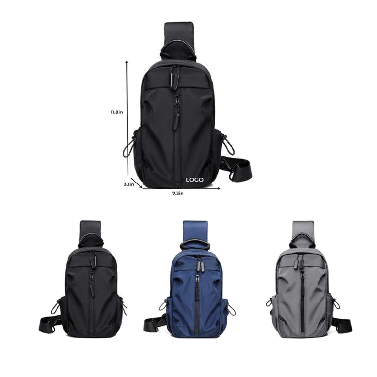 Men Small Sling Bag Crossbody Backpack 4