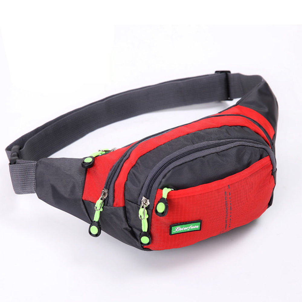 Multifunctional large nylon fanny pack waist bag chest bag 3