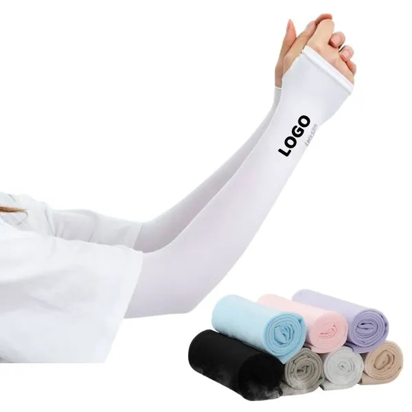 Ice Silk Sun Protection Arm Sleeve with Exercise and Outdoor 4