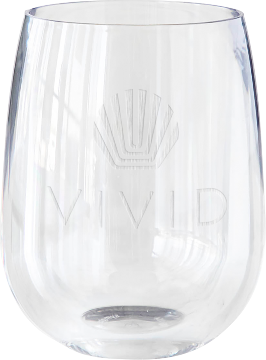 Symglass 12oz Clear Stemless Wine Glass 2