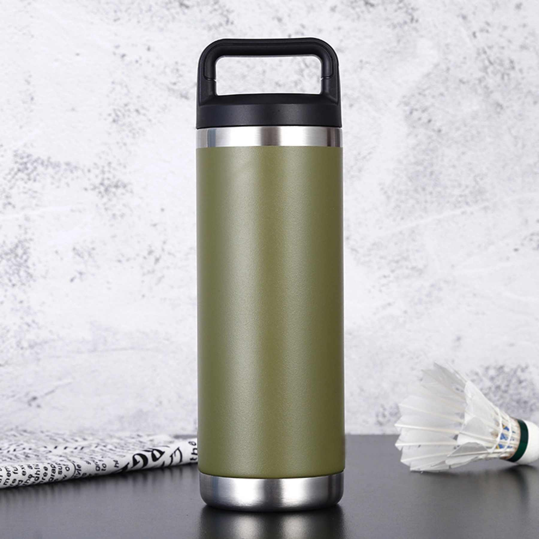 18 OZ Double Wall Vacuum Stainless Steel Mug with Laptop Lid 8