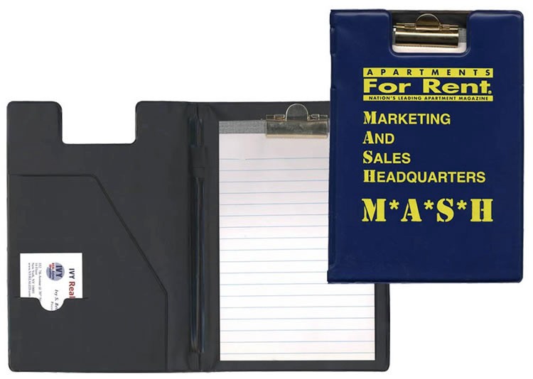 Deluxe Junior Clipboard w/ Standard Vinyl Colors 3