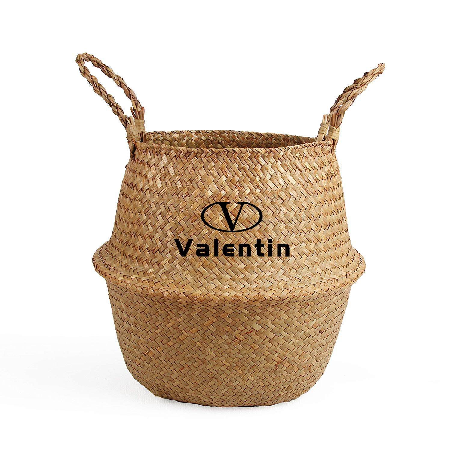 Woven Seagrass Belly Basket 1