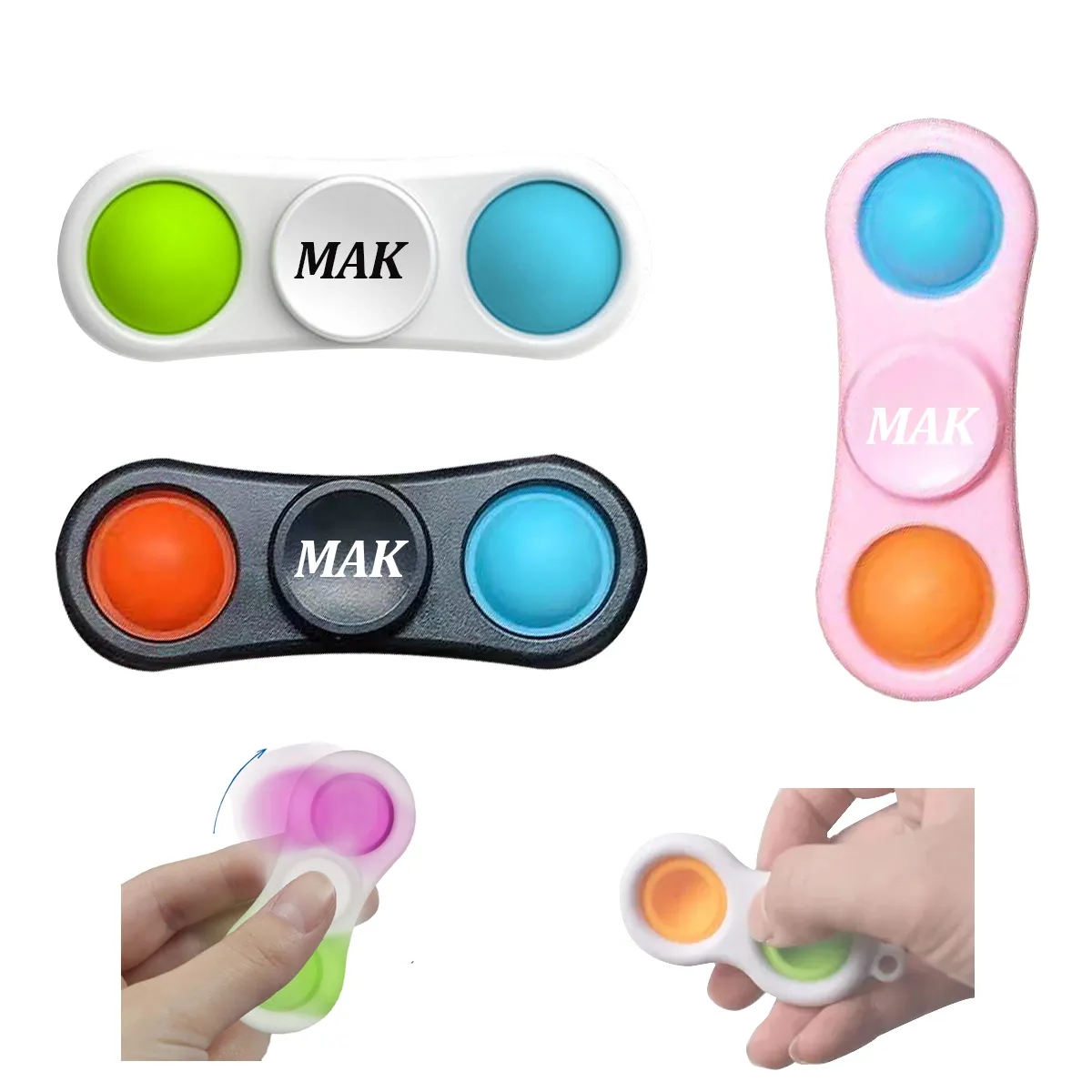 Push Pop Stress Relief Spinner Toy 2