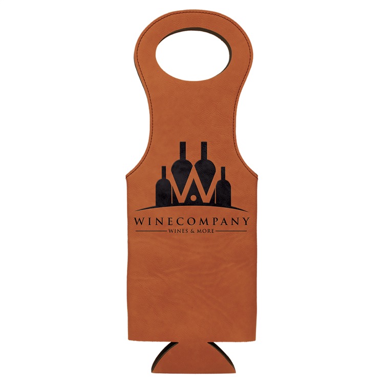 Rawhide Leatherette Wine Bag 3