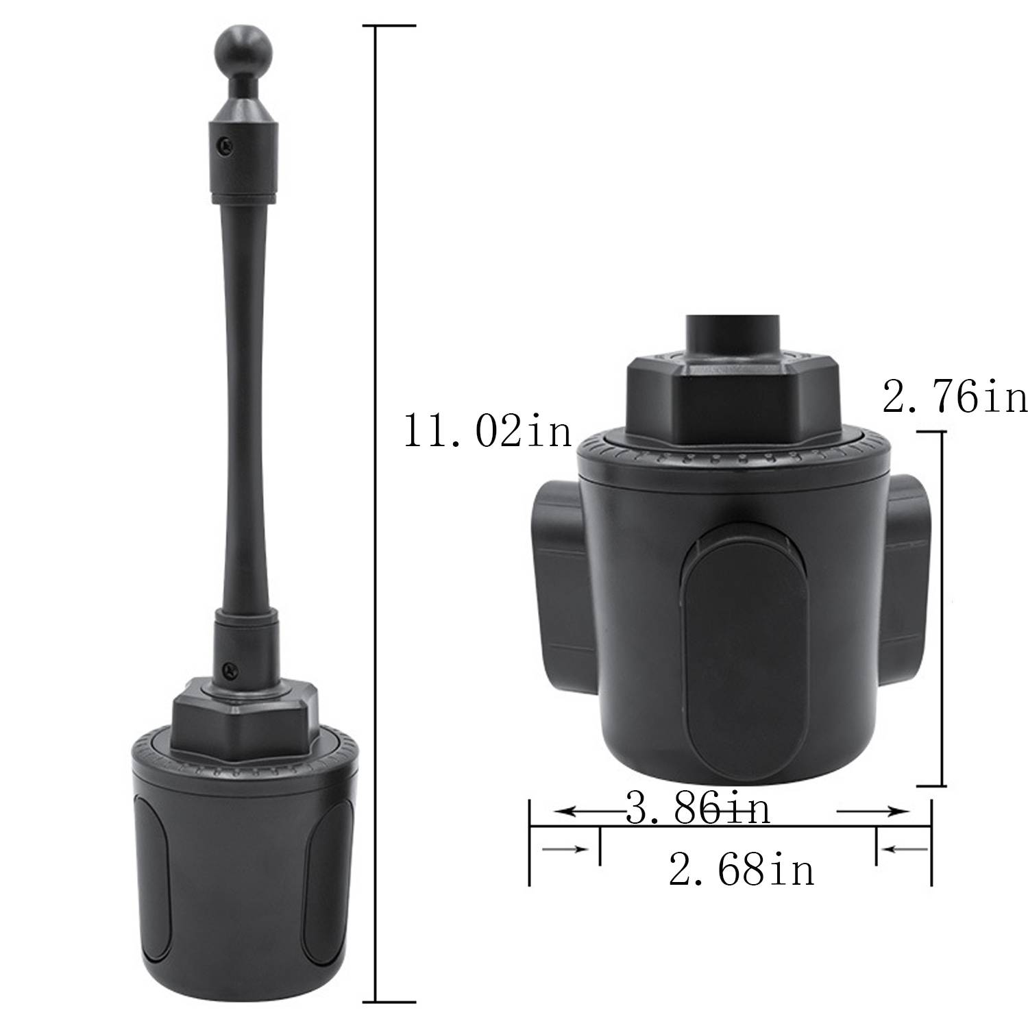 Car Adjustable Gooseneck Phone Holder Stand 7