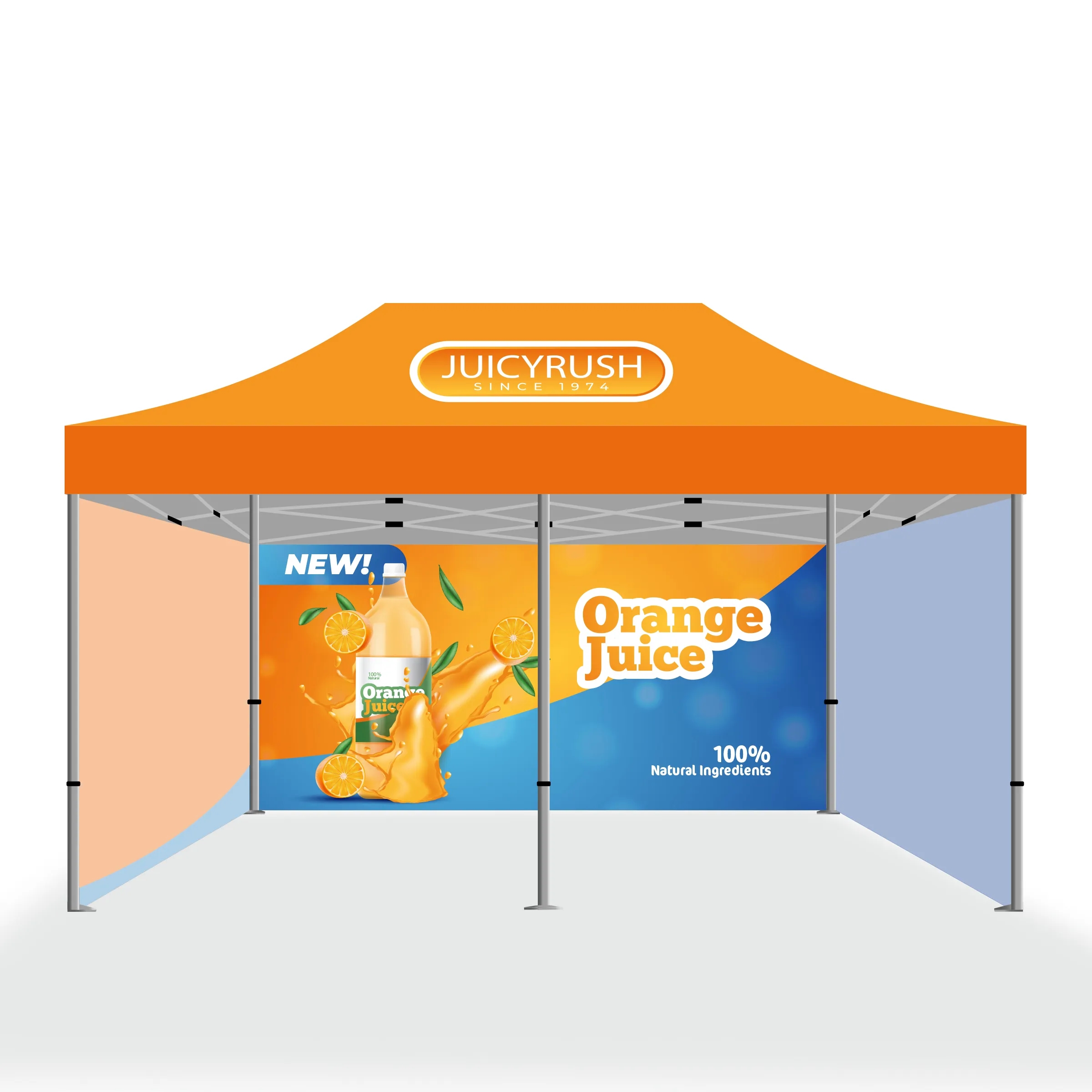 Premium 10x20 Tent w/ Backwall & Full Side Walls 3