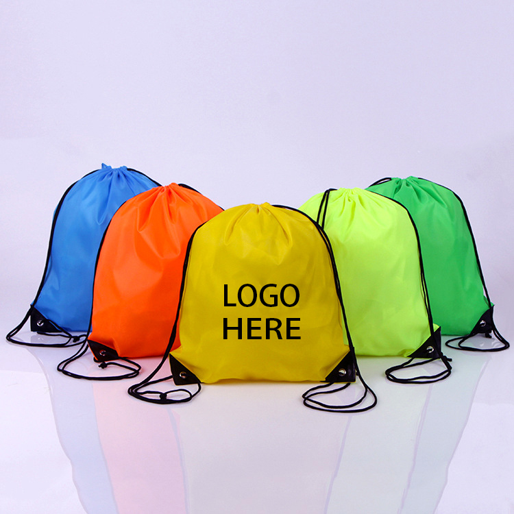 210D Nylon Drawstring Backpack Bag 6