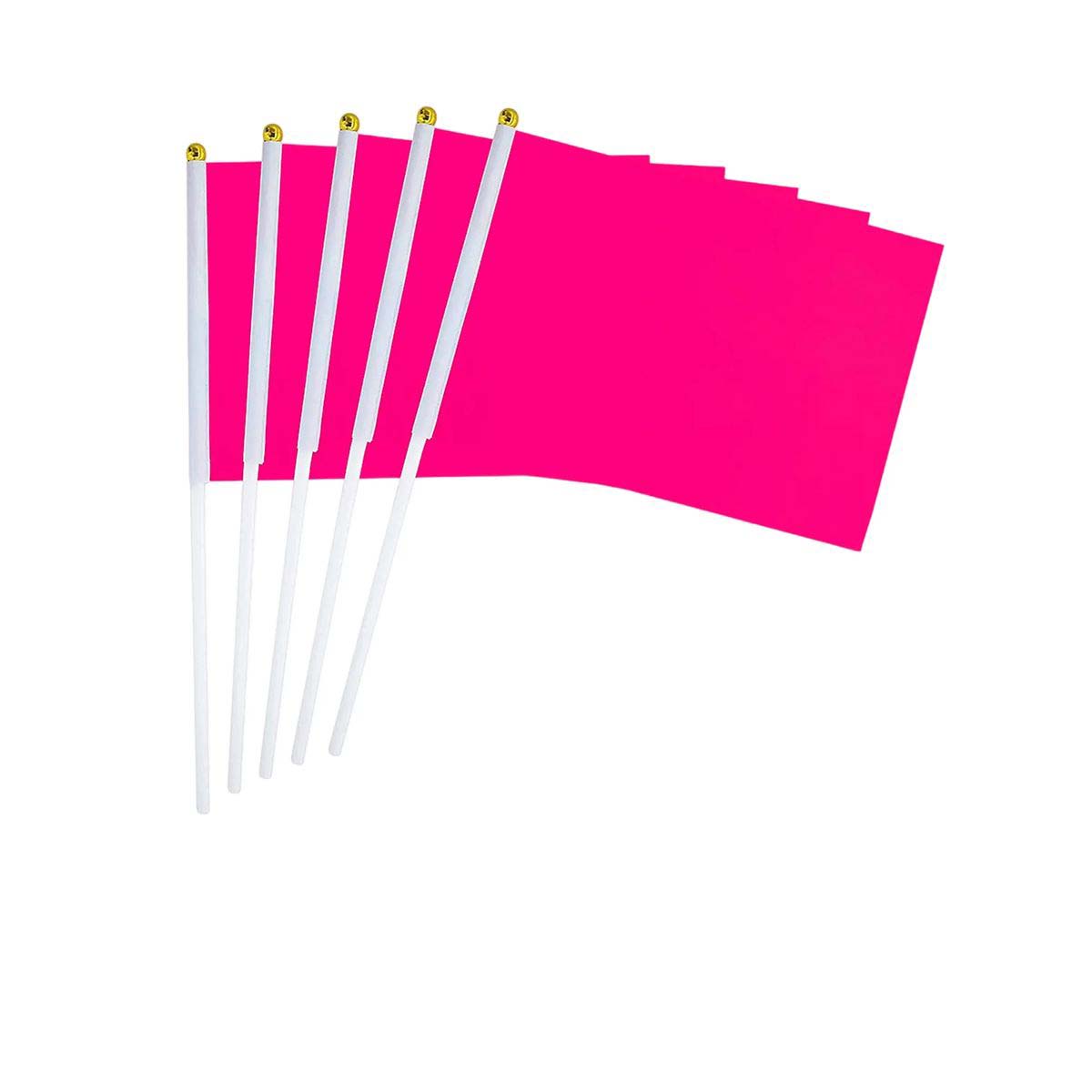 Small Stick Flag Colorful Polyester Material 11