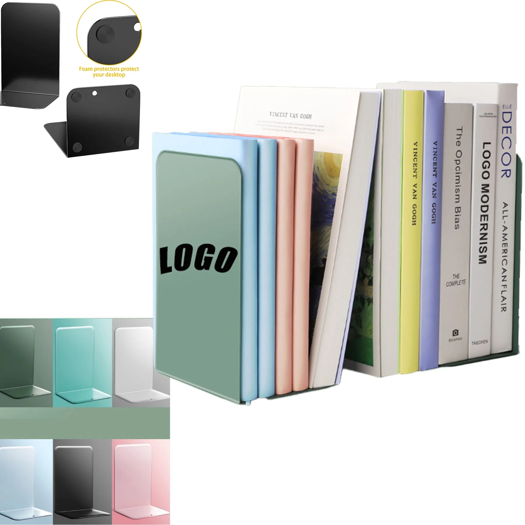 L-Shaped Bookcase And Desk Organizer 3