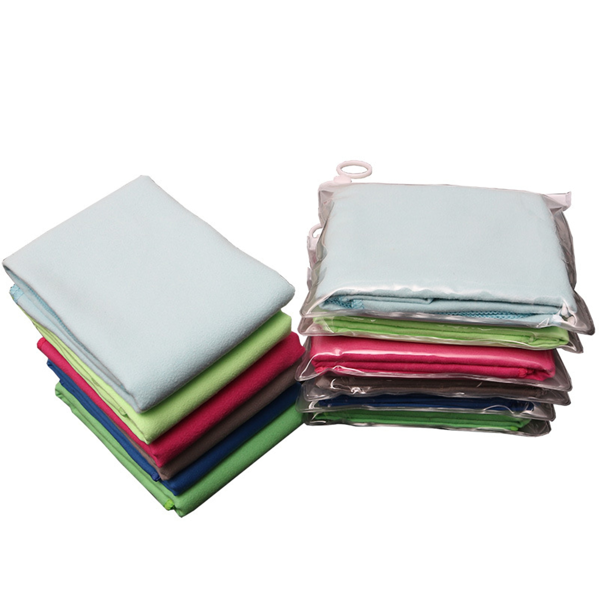 Polyester Sports Towel w/Drawstring Bag 6