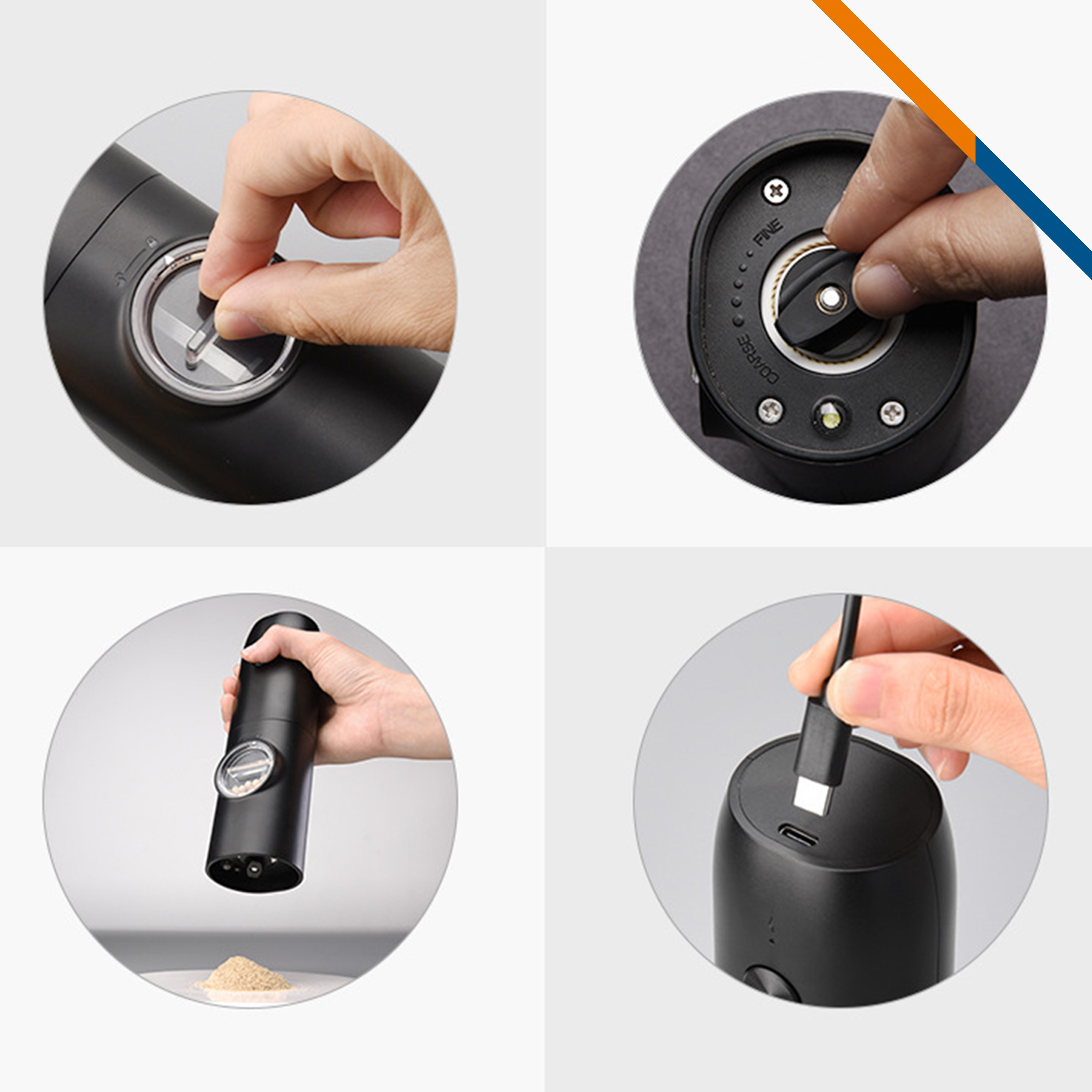 Picter Electric Pepper Grinder 3