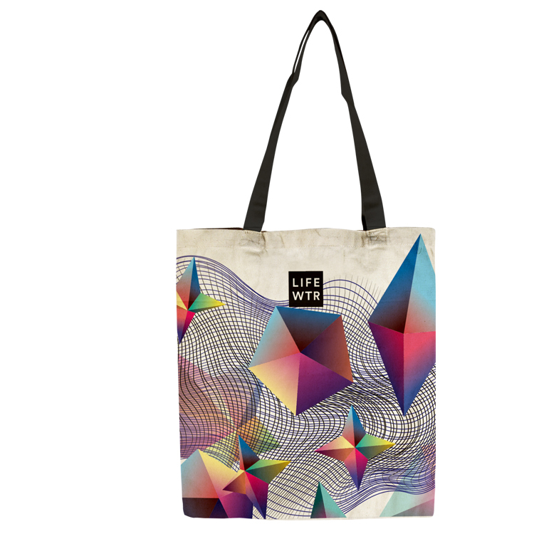 Flat Vibrant Cotton Tote Bag 17