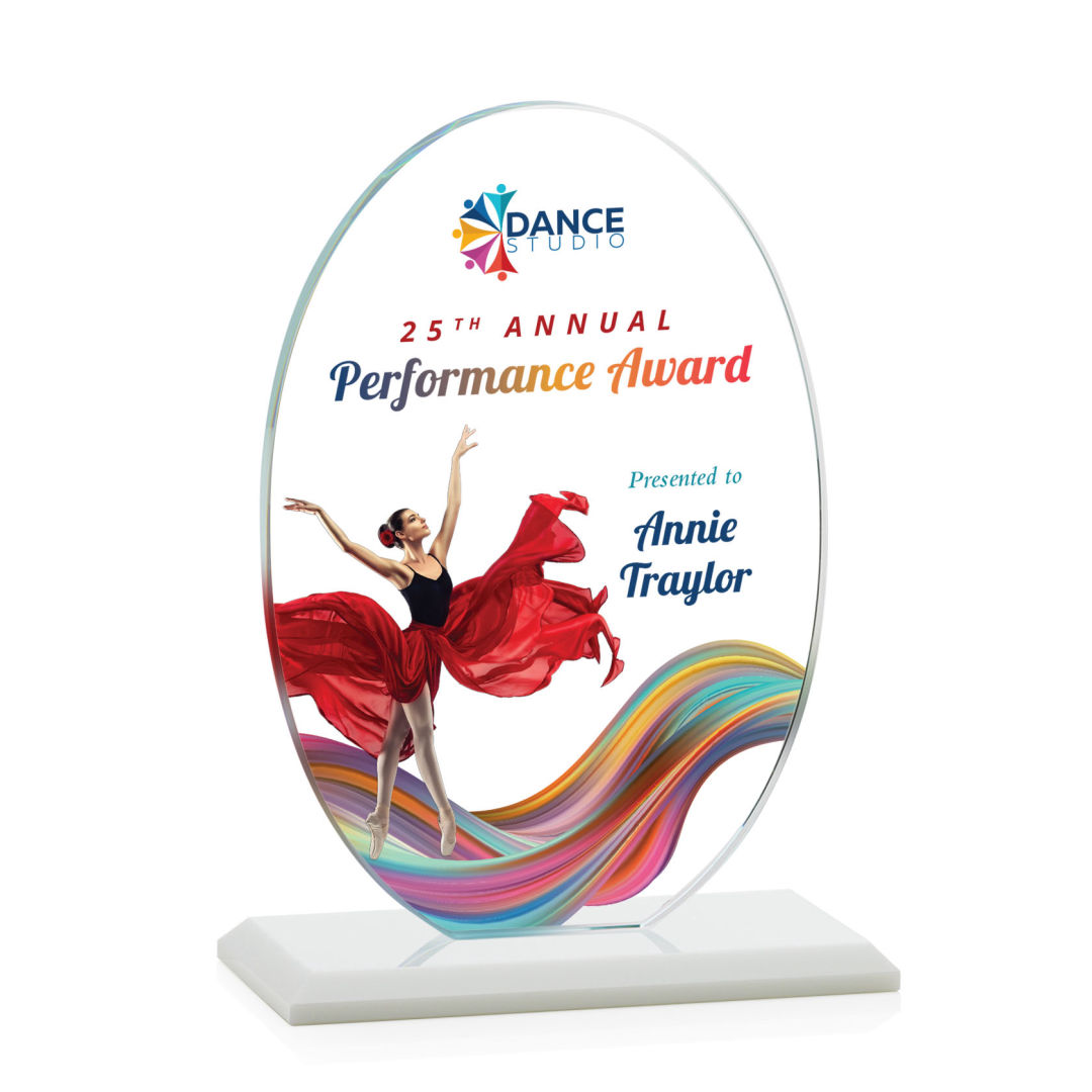 Austin (Vert) VividPrint™ Award - White 4