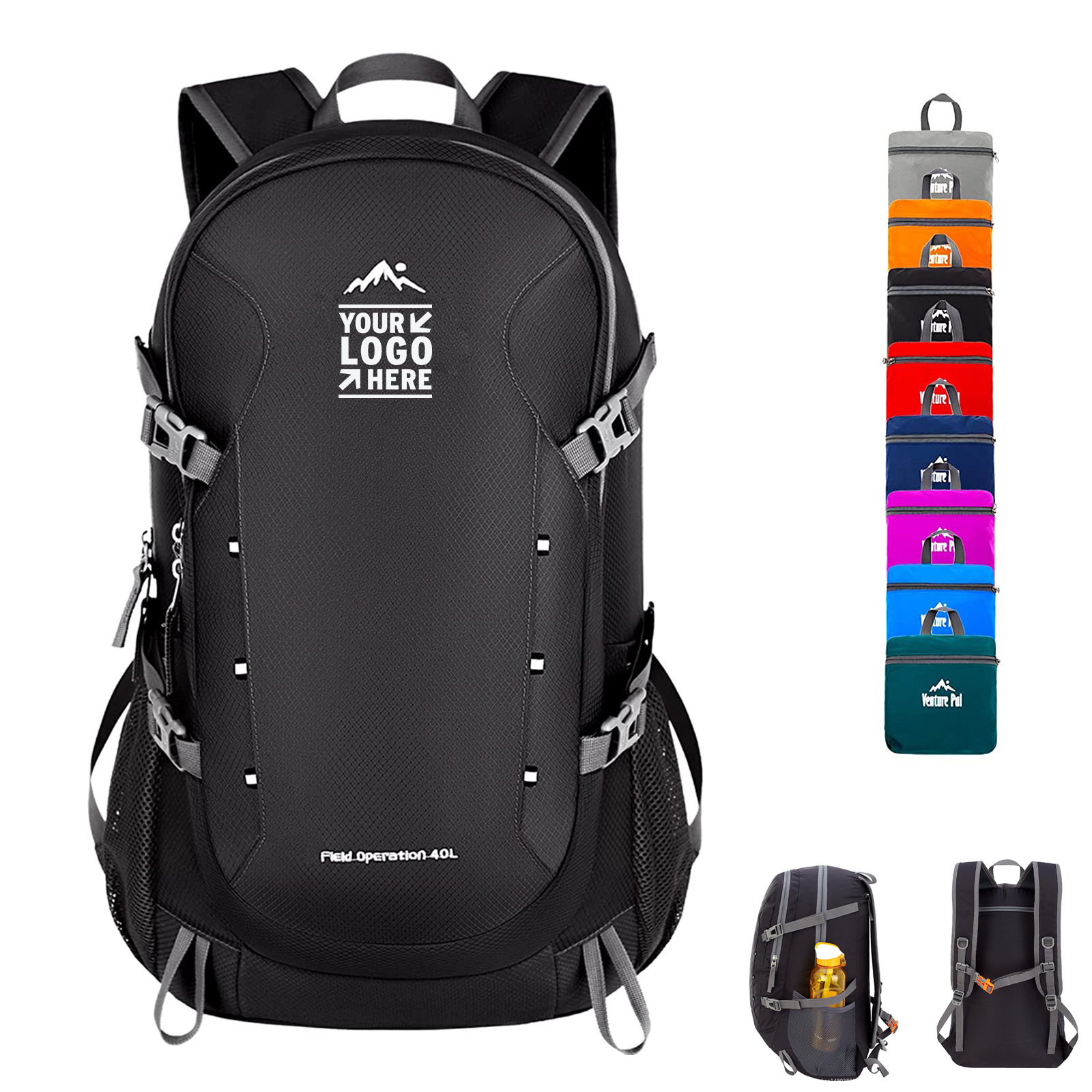 40L Lightweight Packable Travel Hiking Backpack