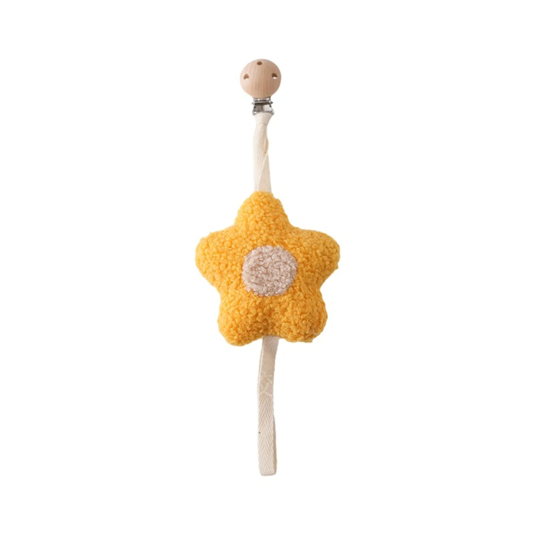 Flower Beech Pacifier Clip 10
