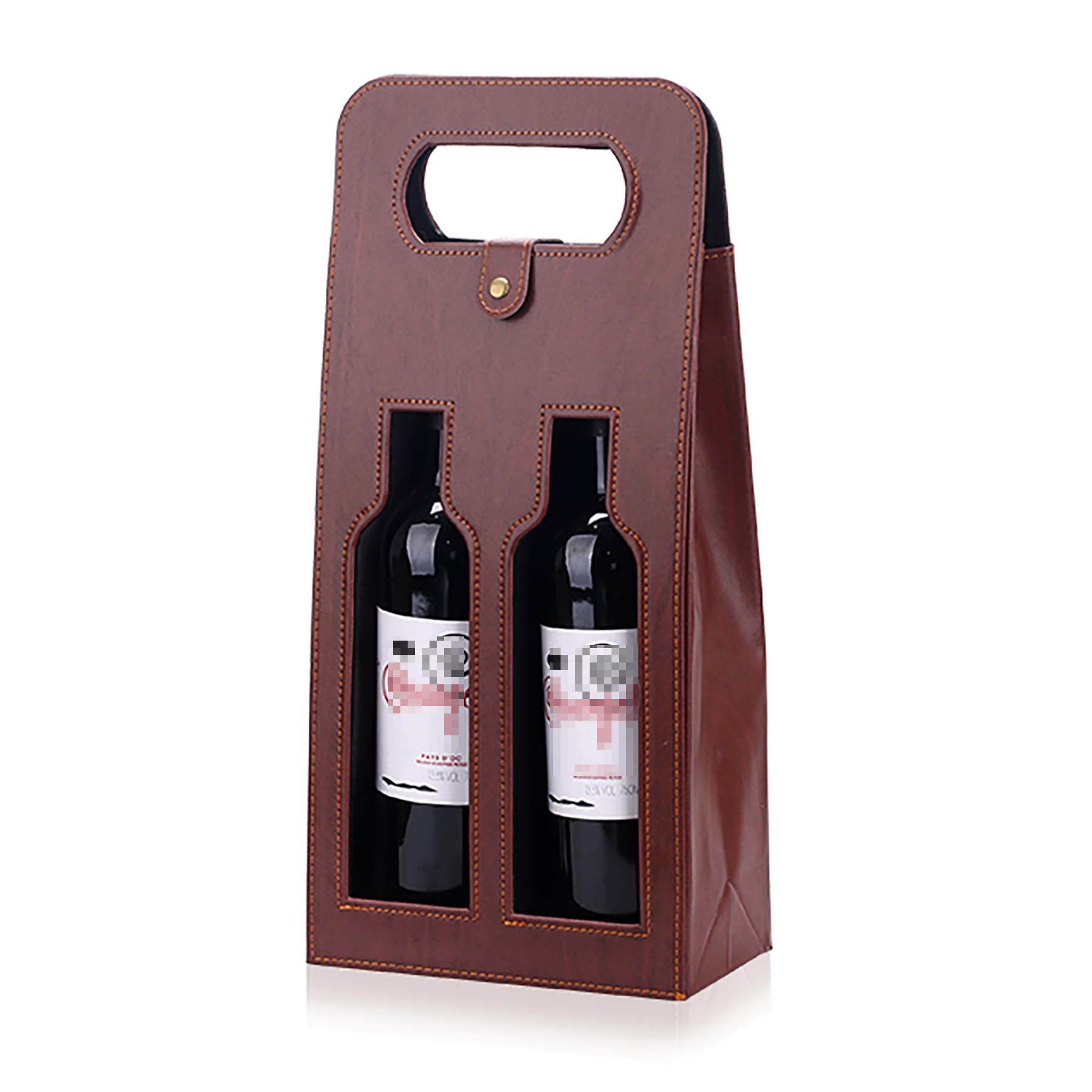 Double Wine Bag with Window 6