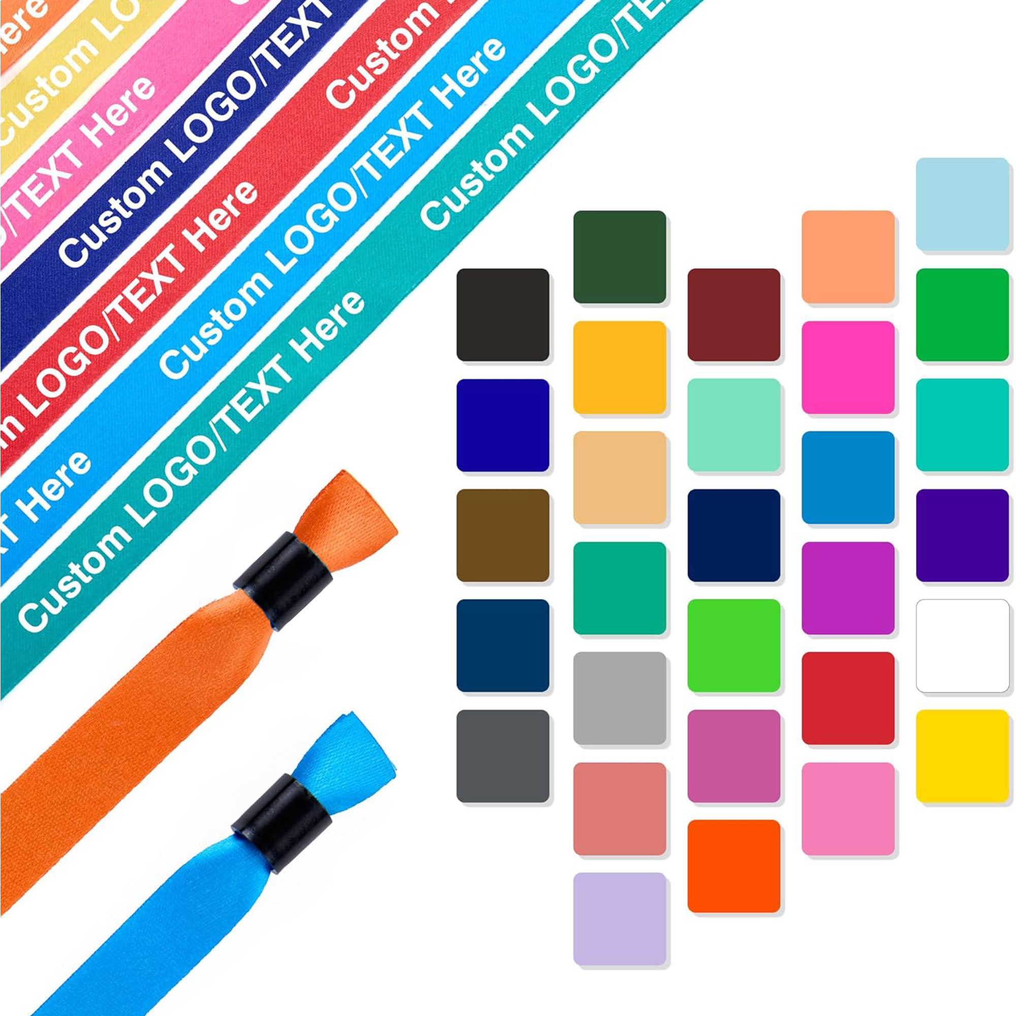 Personalized Event Polyester Wristbands 4