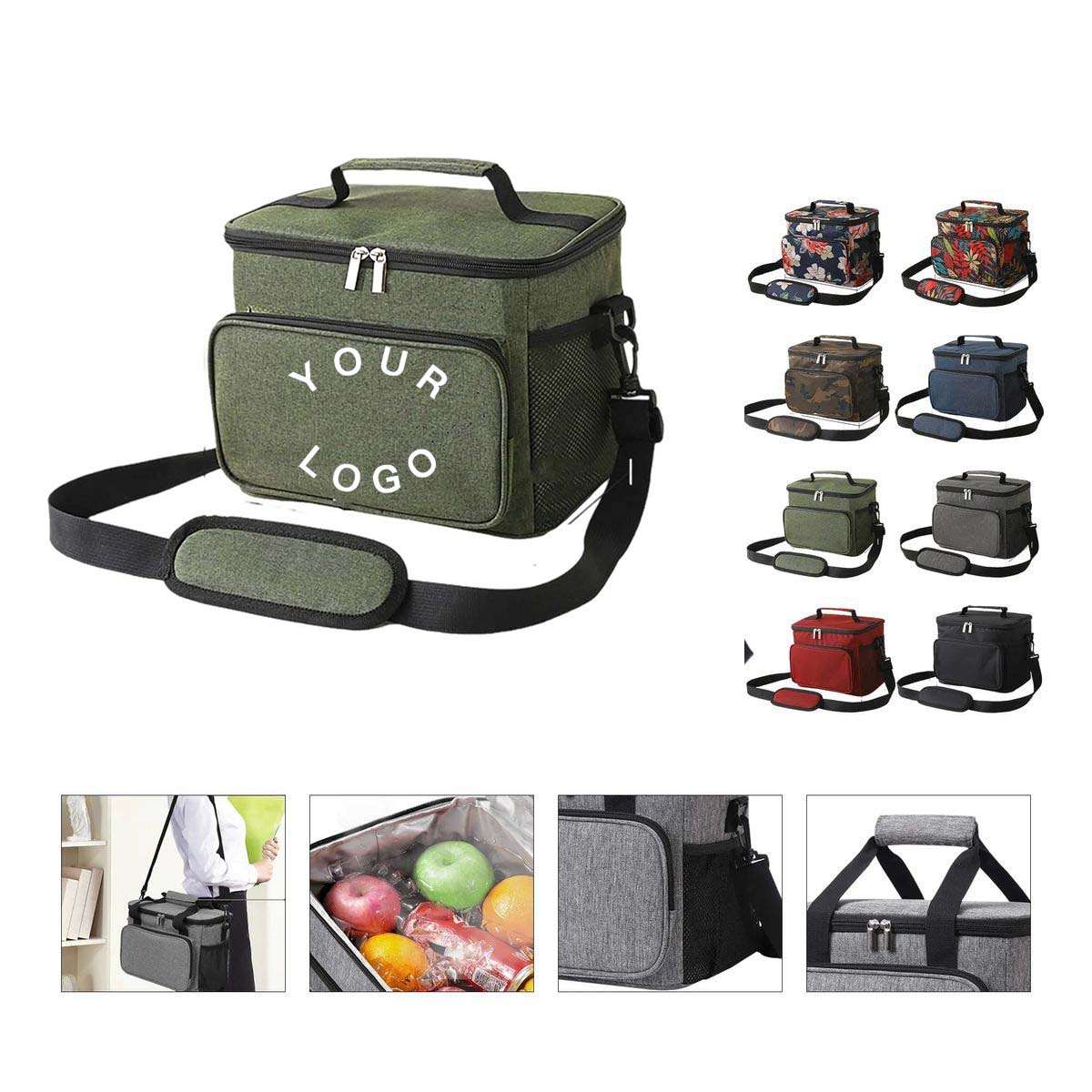 10L Waterproof Lunch Cooler Bag for Camping Beach 9