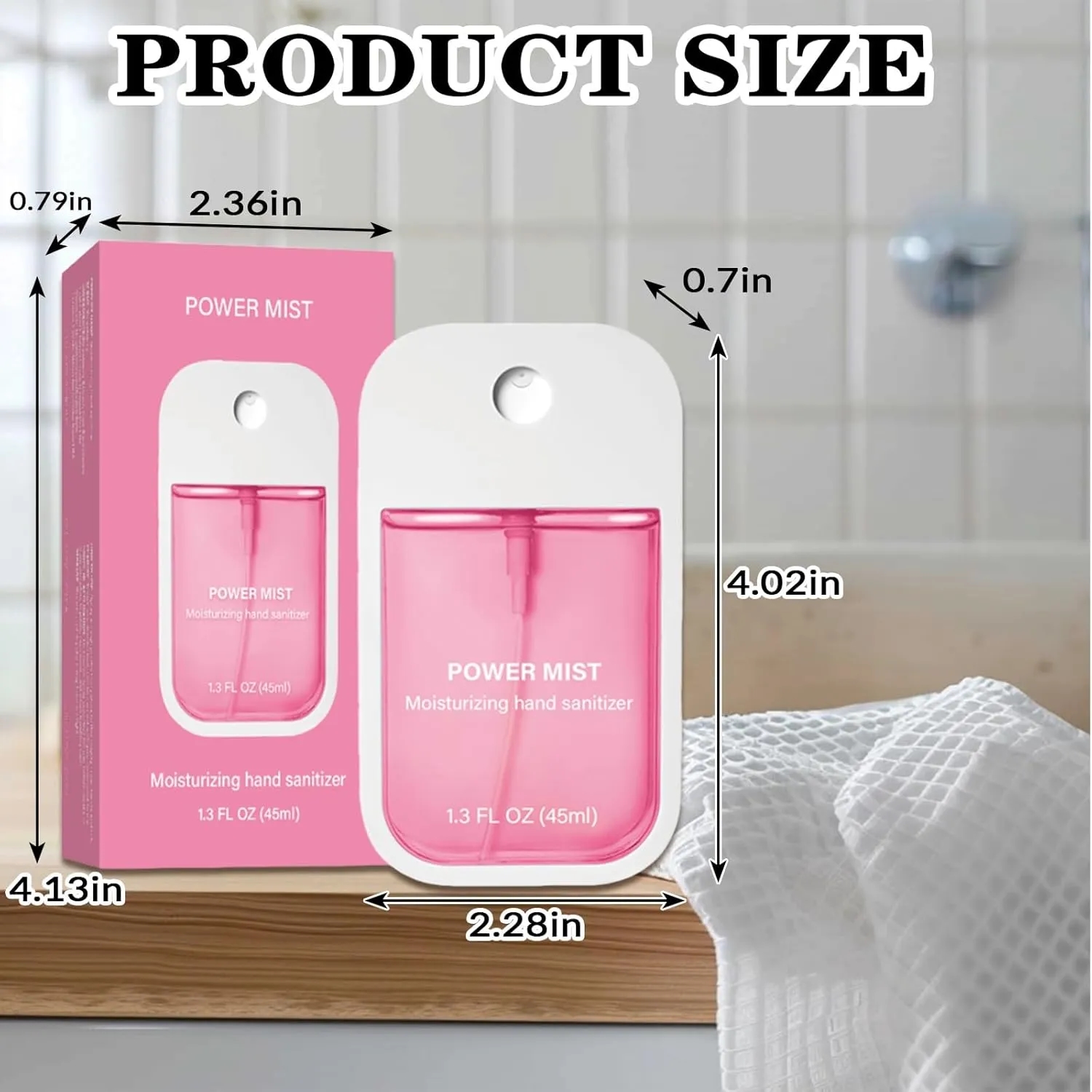 Travel Power Mist Hand Sanitizer-45ml 1