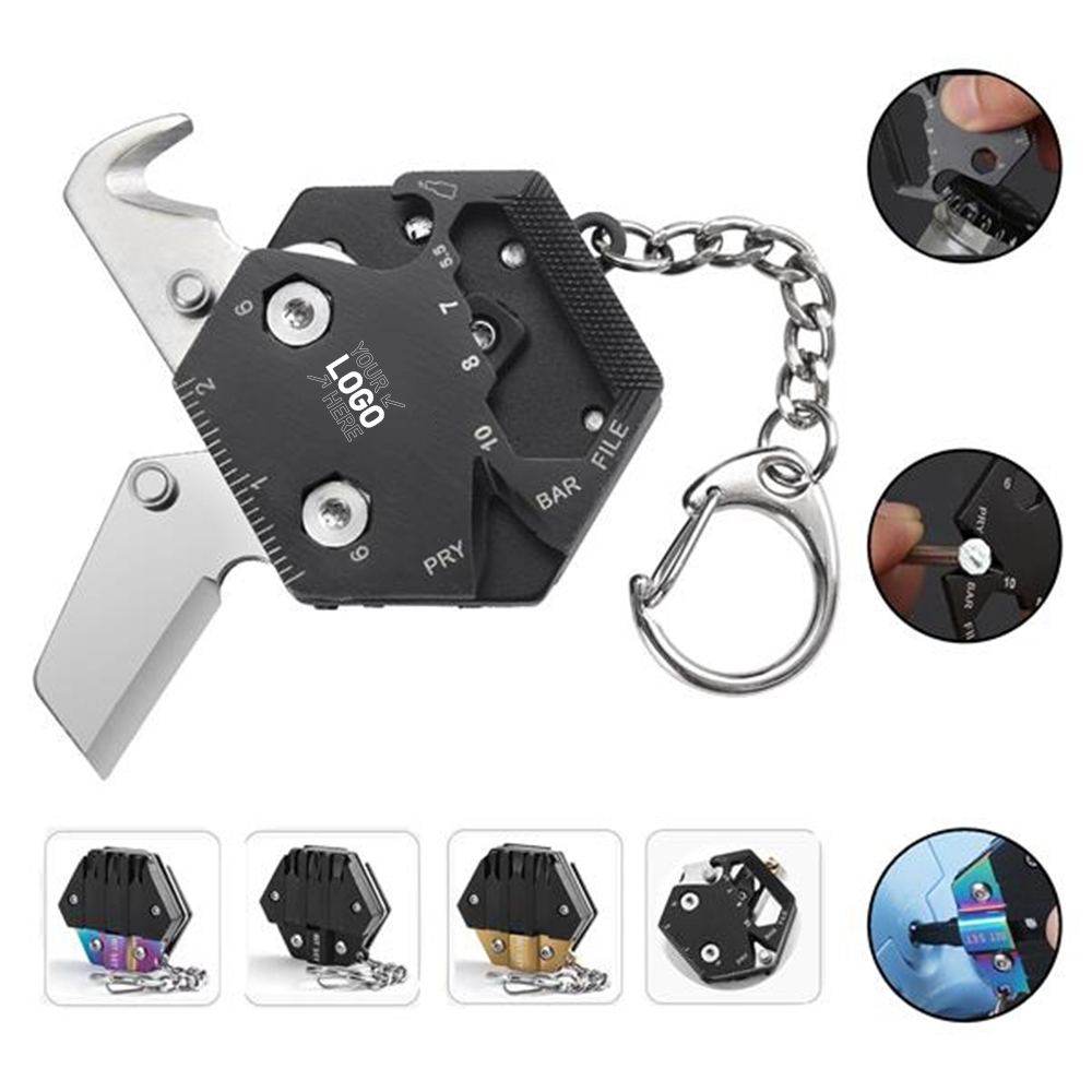 Outdoor Multi-function Keychain Tools 4