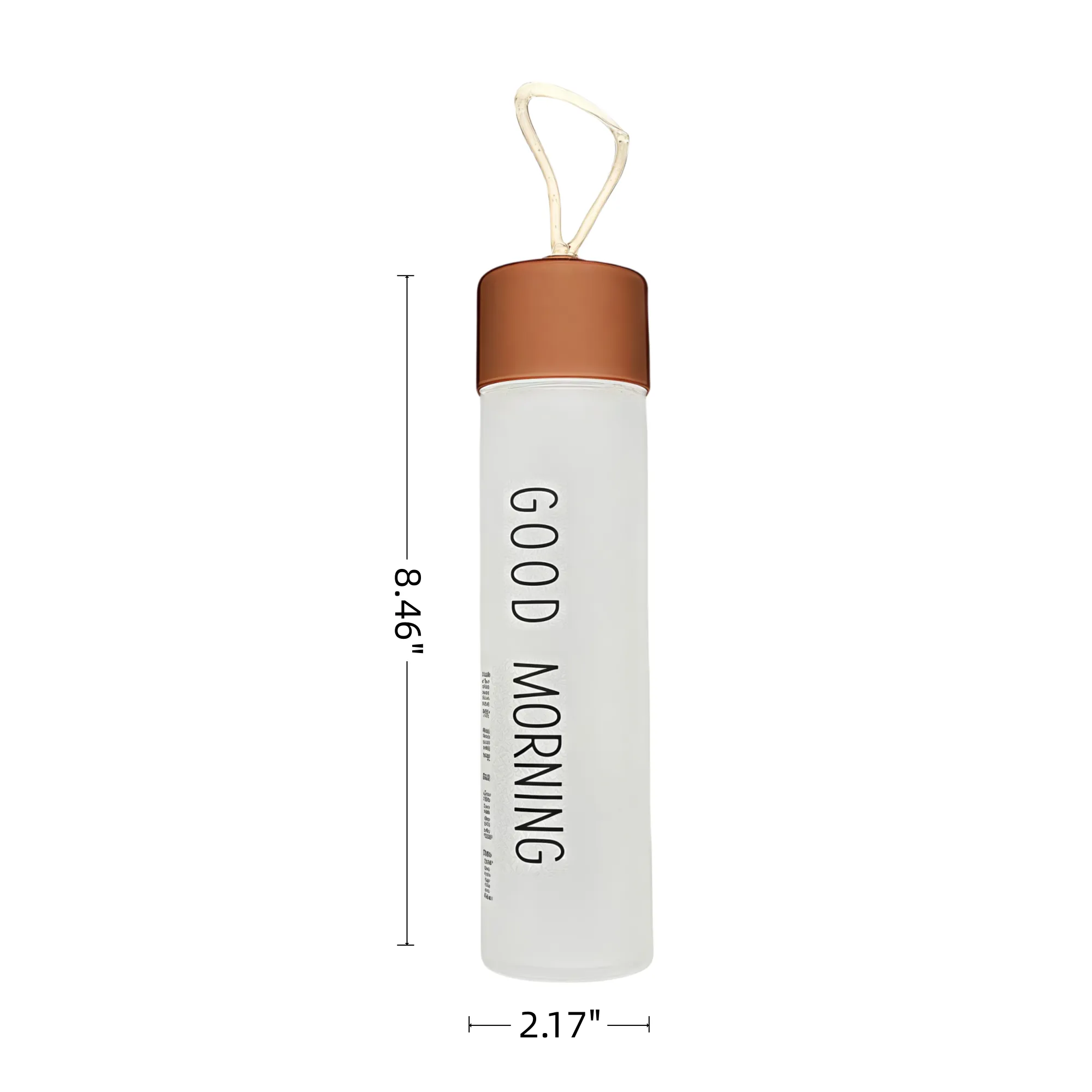 Portable Frosted Creative Glass Cup 2