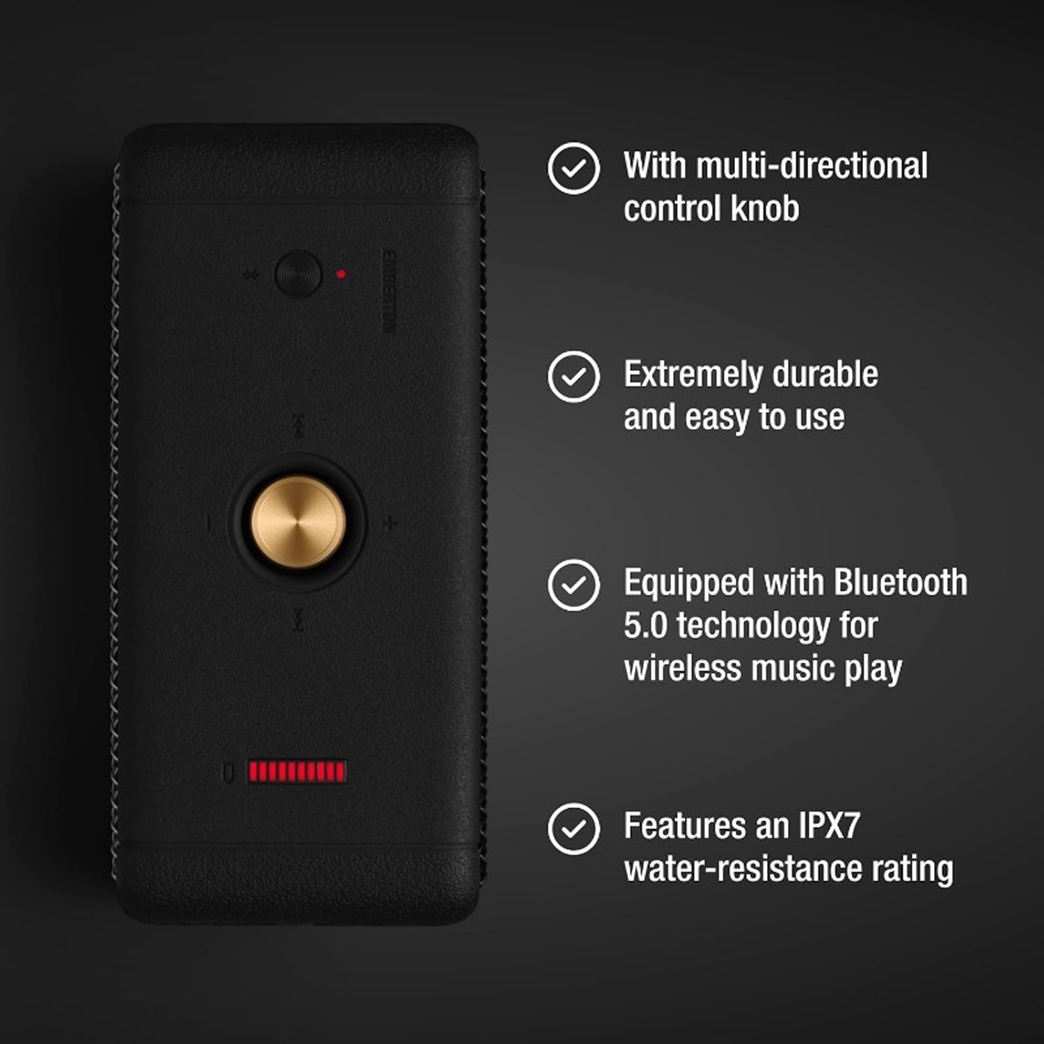 Waterproof Wireless Bluetooth Speaker 5