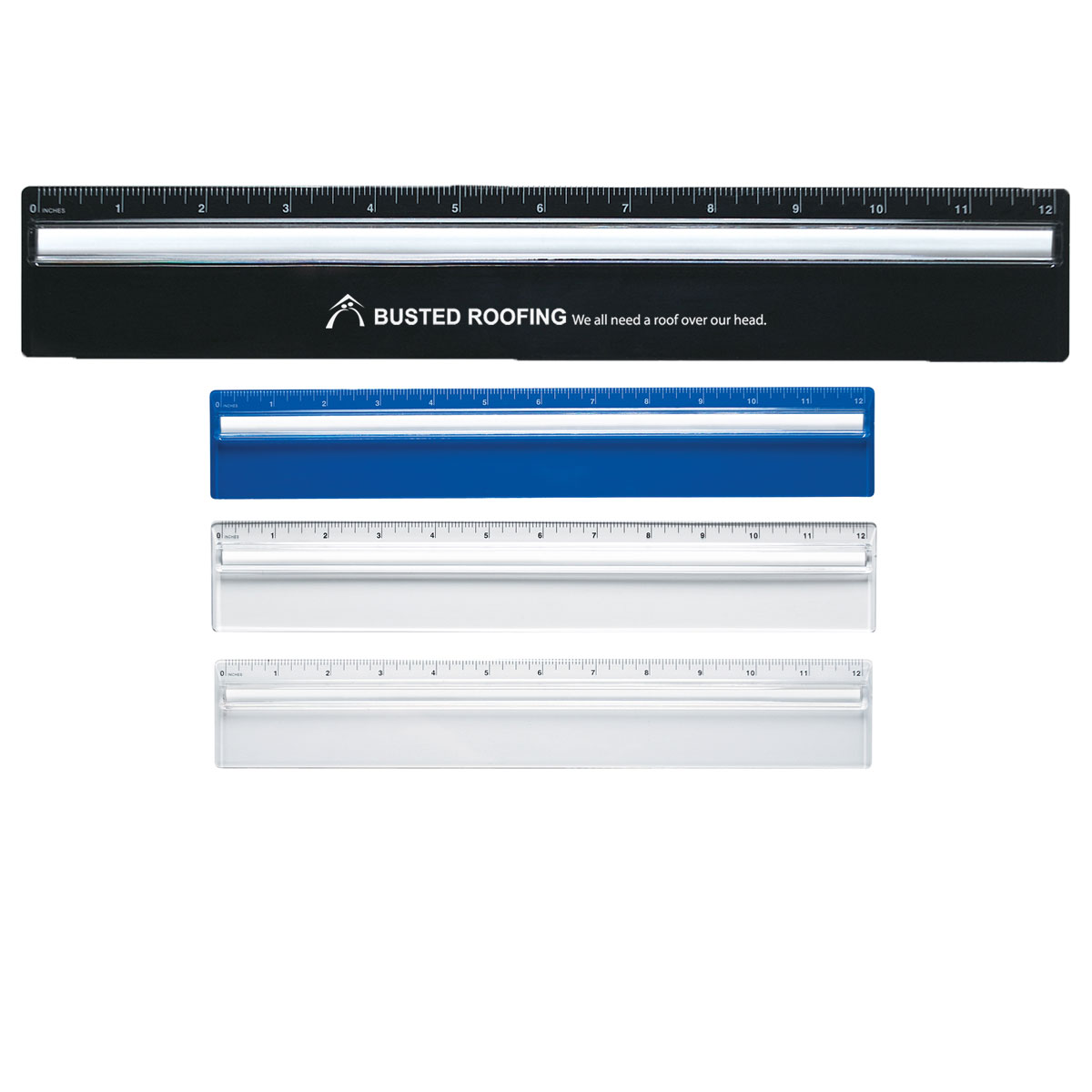 Plastic 12" Ruler With Magnifying Glass 8