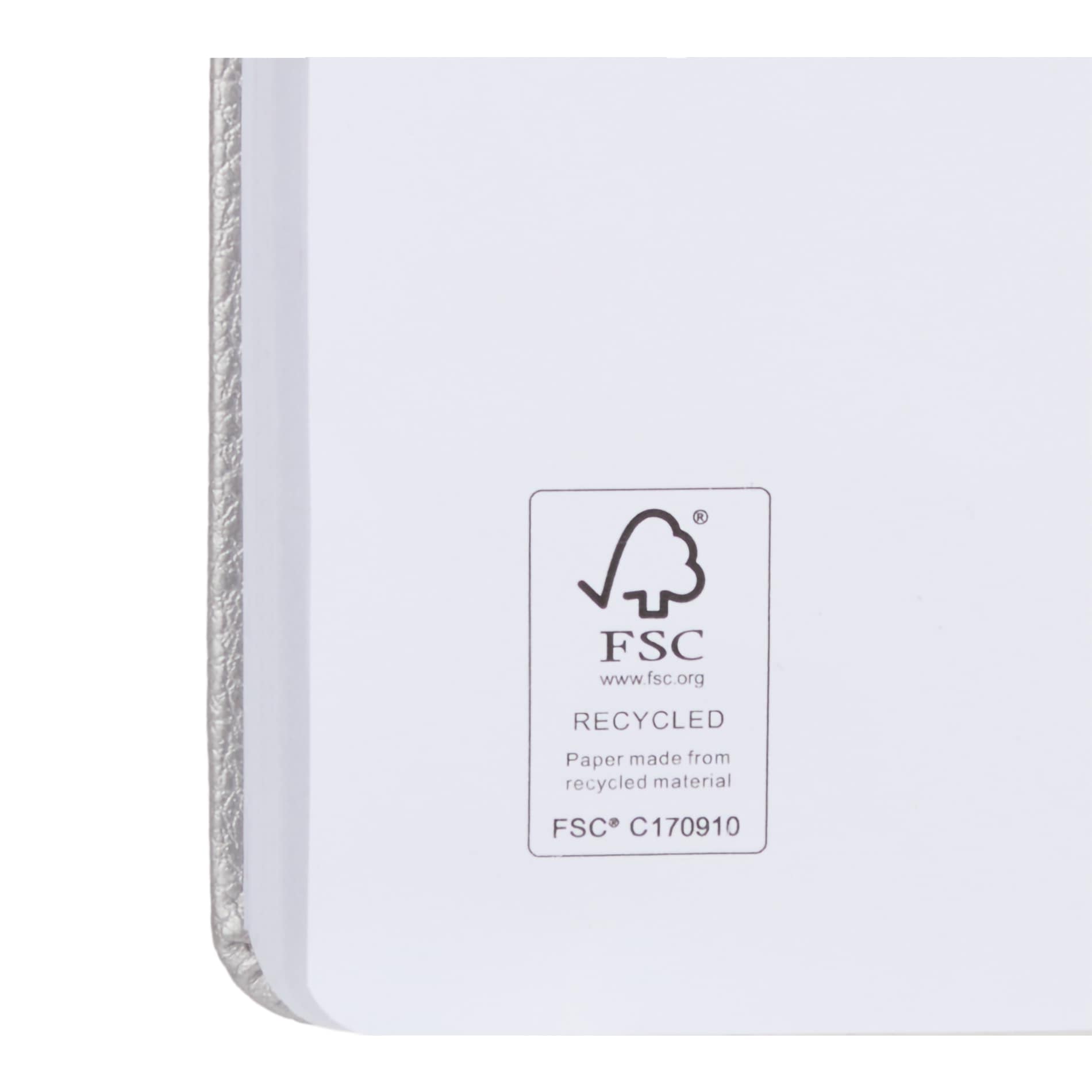 5” x 7” FSC® Recycled Pebble Hard Bound Journal 26