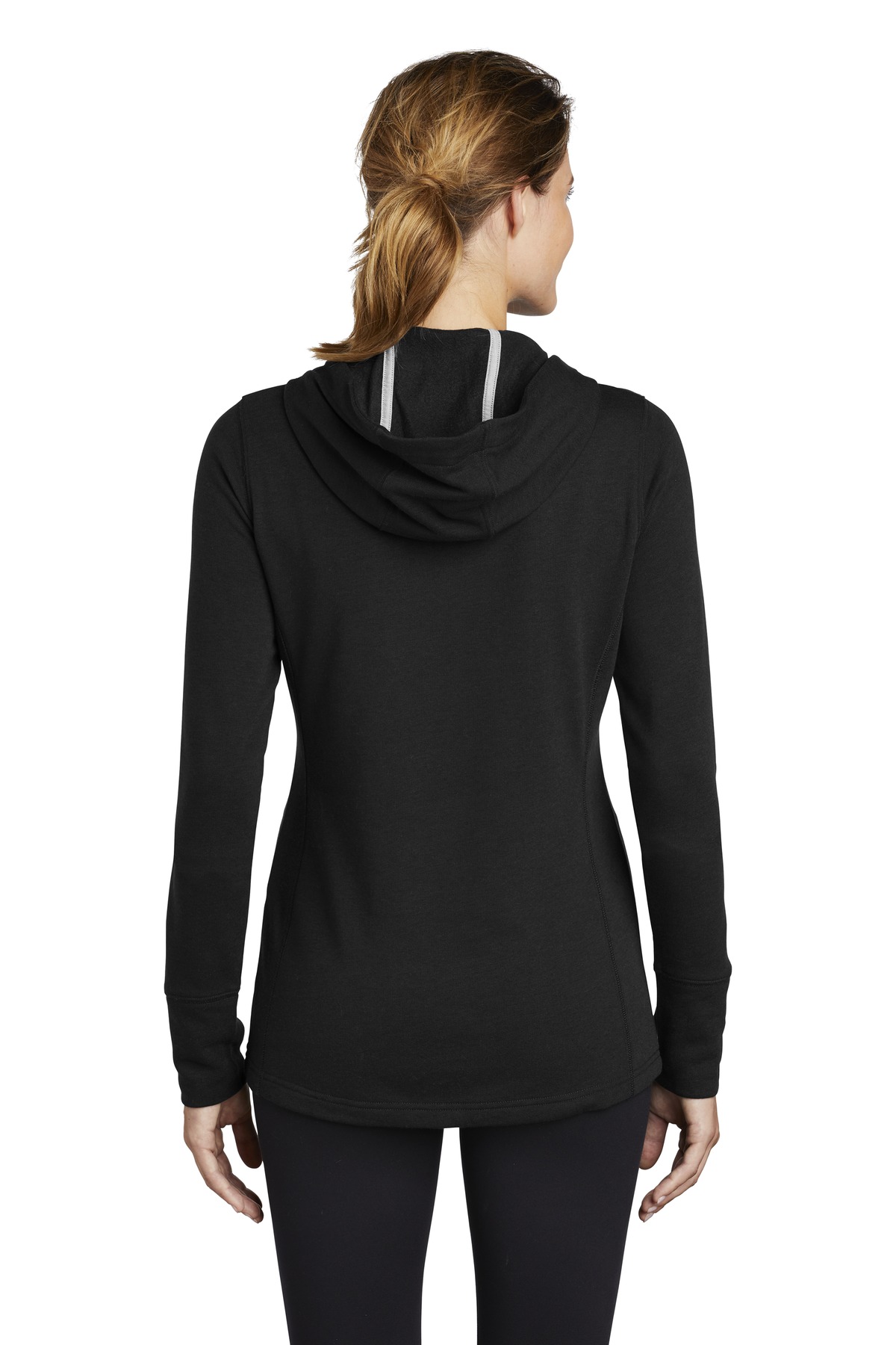 Women's PosiCharge Tri-Blend Wicking Fleece Hooded Pullover