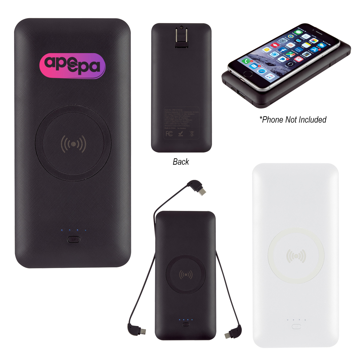 5-In-1 Wireless Charging Power Bank 8
