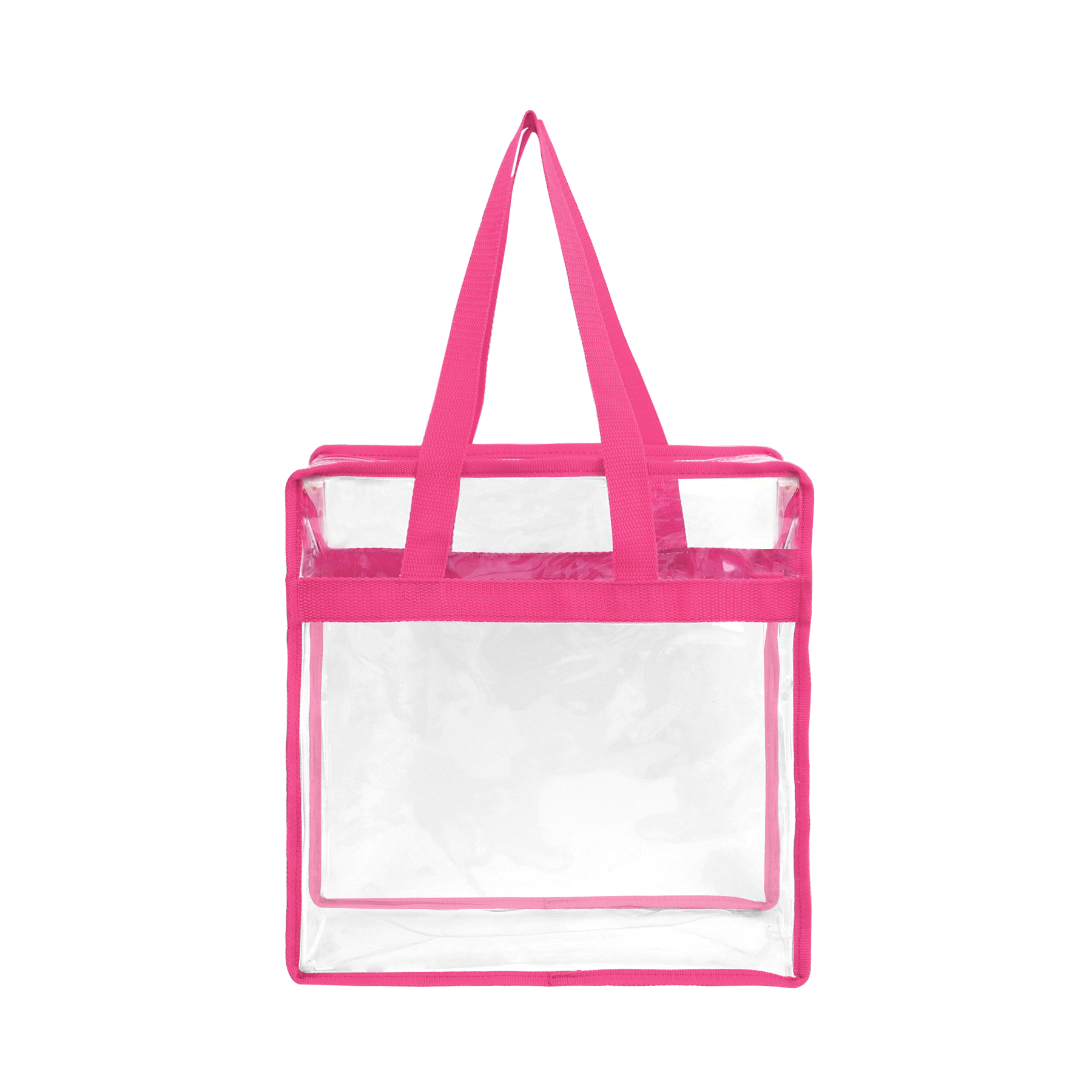 Stadium Approved Clear Zipper Tote Bag 15