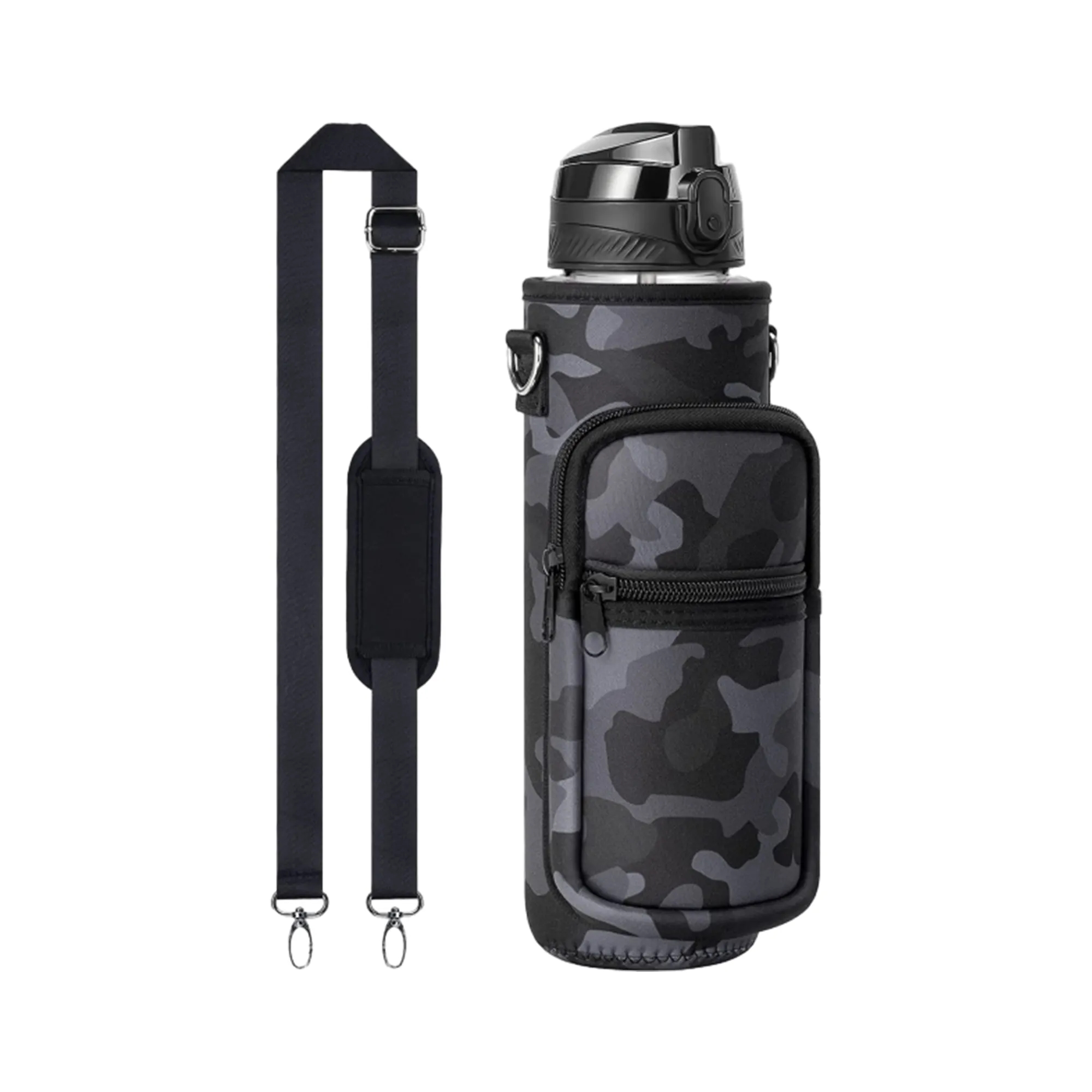 32 Oz Water Bottle Tote Bag Thermos Cup Holder 4