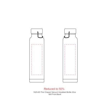 Thor Copper Vacuum Insulated Bottle 22oz 388