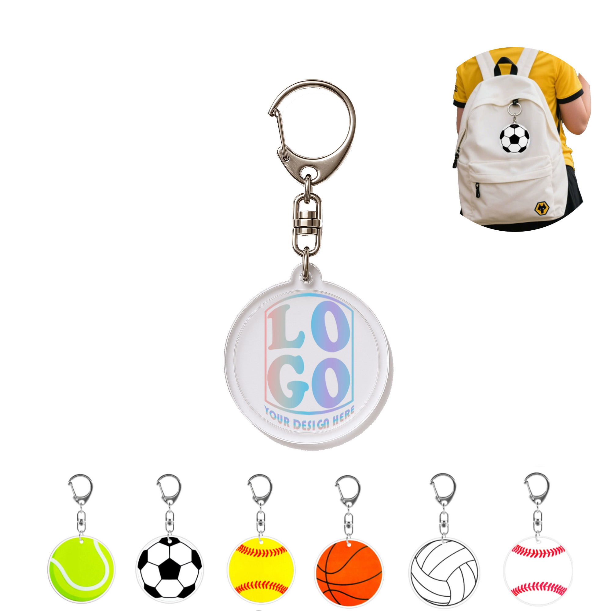 Custom Acrylic Keychain 2