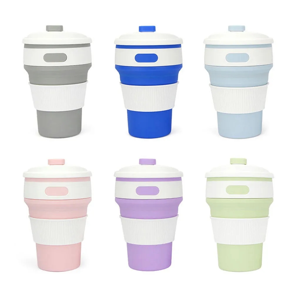 12 oz Silicone Collapsible Coffee Cup 3
