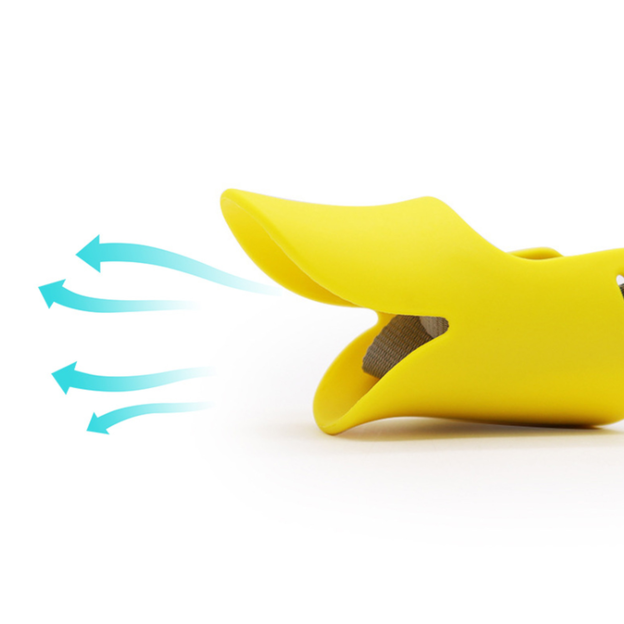 Pet Silicone Duckbill Safety Muzzle Bite Bark Scavenging Control 5
